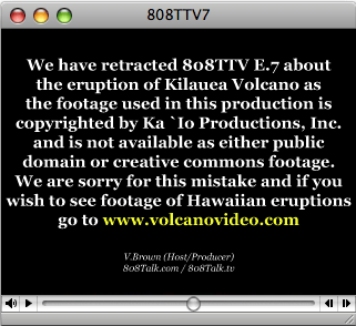 808TTV E.7 - Kilauea Flow