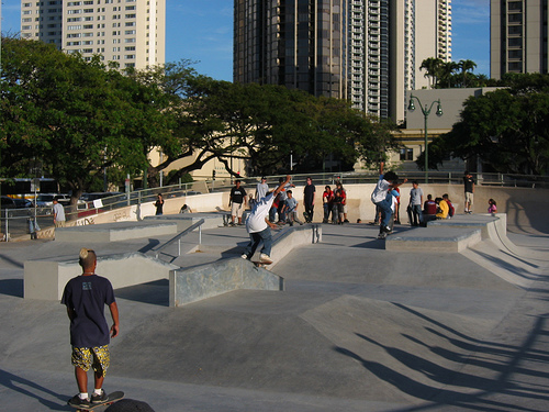 A'ala Skate Park Honolulu, Hawaii
