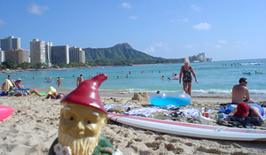 The Roaming Gnome Visits Hawaii
