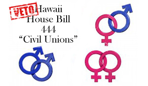 House Bill 444 (Civil Unions) - Vetoed
